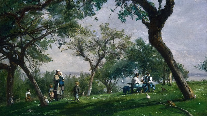 Каль, Адольф-Феликс (1810-1880) -- Ферма в Сен-Симоне, Онфлёр. Музей искусств Филадельфии