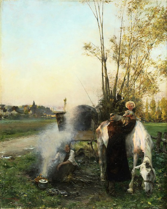 Даньян-Бувре, Паскаль (1852-1929) - Цыгане. Музей искусств Филадельфии