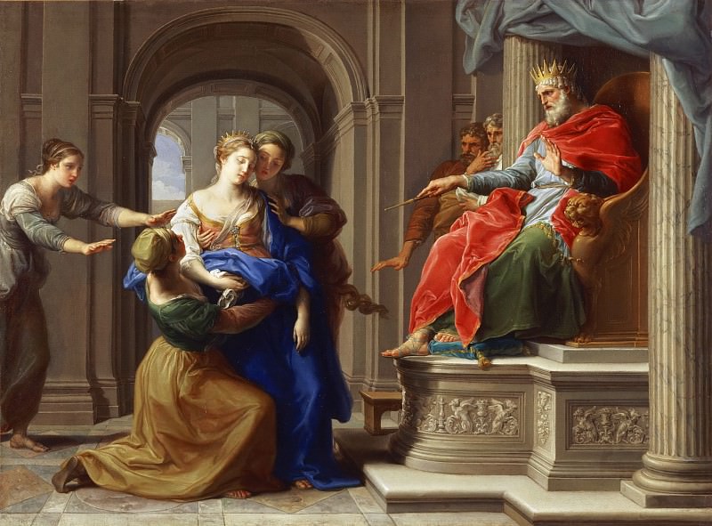Pompeo Girolamo Batoni, Italian, 1708-1787 -- Esther Before Ahasuerus. Philadelphia Museum of Art