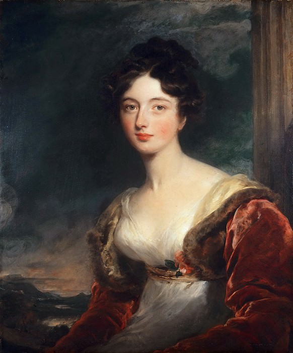 Лоуренс, Томас (1769 Бристоль - 1830 Лондон) -- Миссис Джеймс Фрейзер. Музей искусств Филадельфии