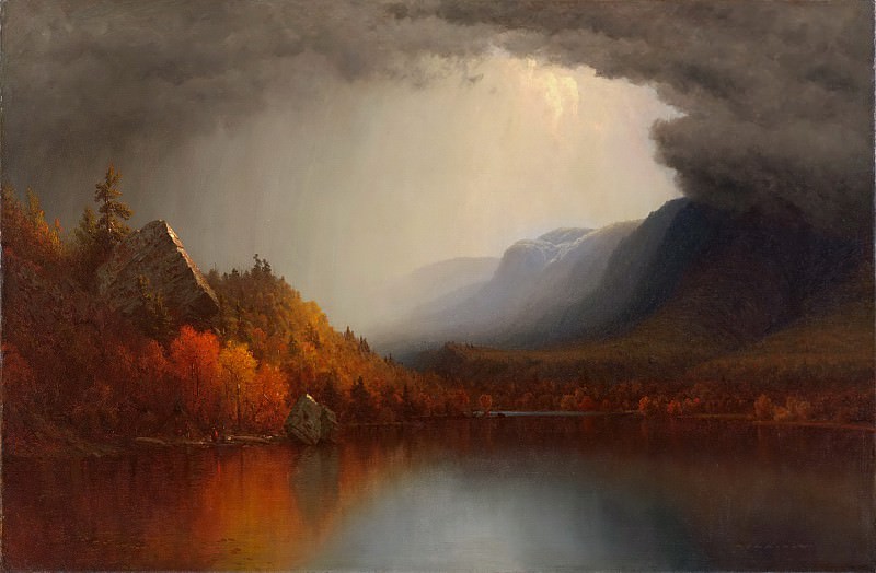 Гиффорд, Сэнфорд Робинсон (1823-1880) -- Надвигающаяся буря. Музей искусств Филадельфии