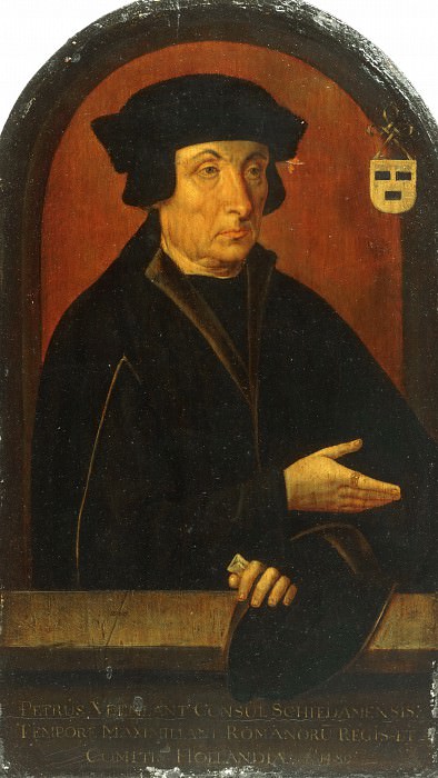 Netherlandish -- Portrait of Peter Veenlant, Burgomaster of Schiedam. Philadelphia Museum of Art