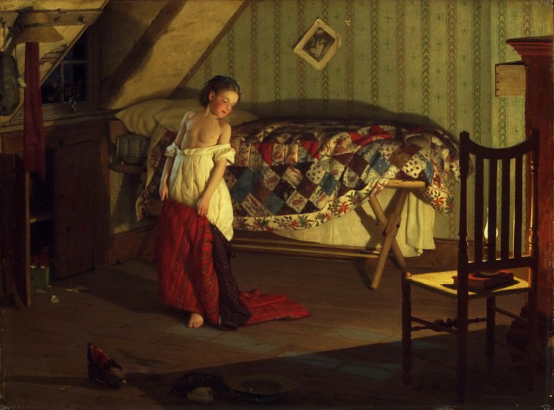 Гай, Сеймур Джозеф (1824-1910) -- Шлейф. Музей искусств Филадельфии