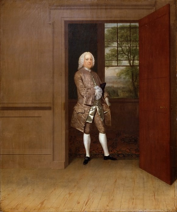 Дэвис Артур (1711 Престон - 1787 Брайтон) -- Достопочтенный Томас Пенн. Музей искусств Филадельфии