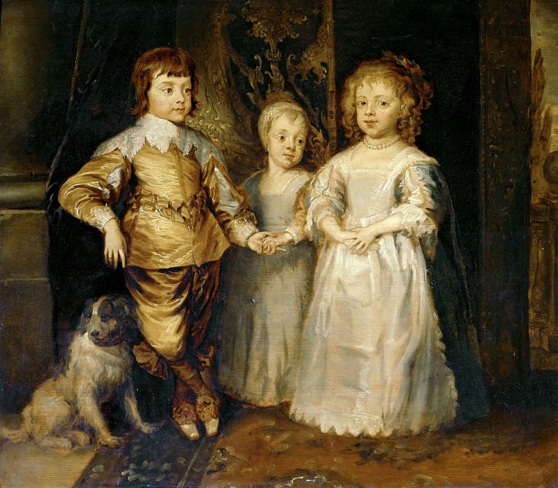Дейк, Антонис ван, мастерская -- Портрет детей короля Англии Карла I. часть 3 Лувр