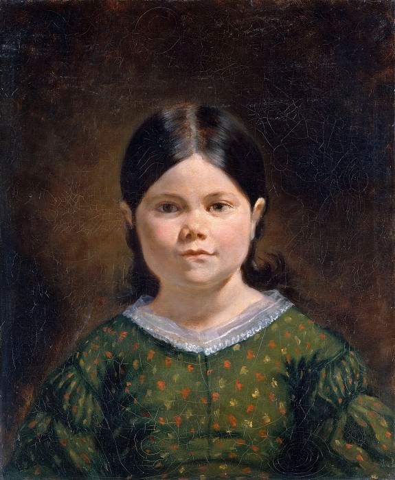 Eugène Delacroix -- Portrait of Licile Virginie Le Guillou. Part 3 Louvre