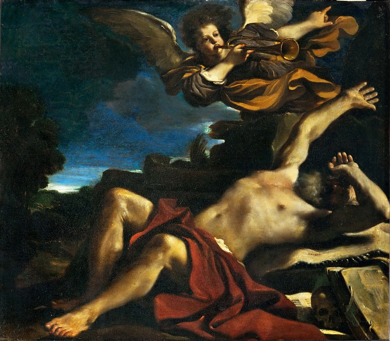 Guercino (1591-1666) -- Vision of Saint Jerome. Part 3 Louvre