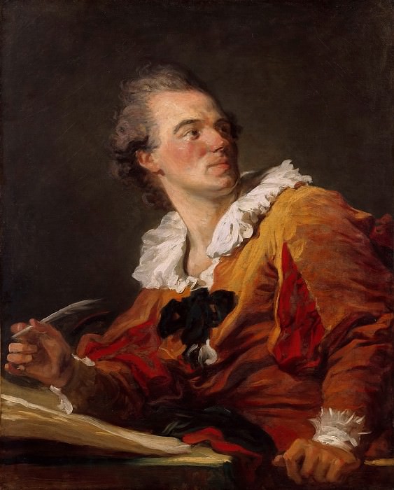 Фрагонар, Жан-Оноре (1732 Грасс - 1806 Париж) -- Вдохновение. часть 3 Лувр