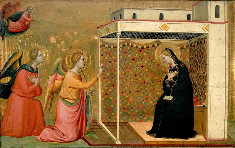 Дадди, Бернардо (Флоренция ок1280- 1348) -- Благовещение. часть 3 Лувр