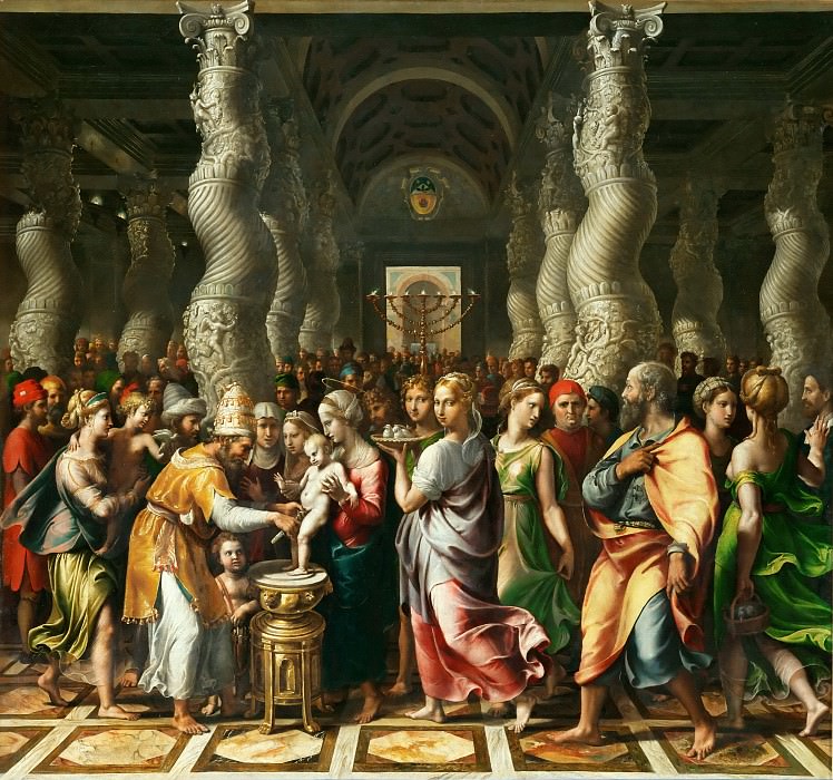 Романо, Джулио (Джулио Пиппи) (1499 Рим - 1546 Мантуя) -- Обрезание Господне. часть 3 Лувр