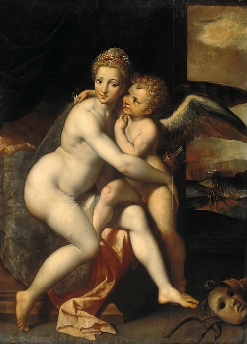 Бакер, Якоб де (ок1545-ок1600) - Венера и Амур. Часть 2