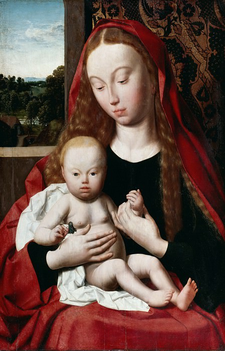 Geertgen tot Sint Jans (1460-65-1490-95) - Maria with the child. Part 2