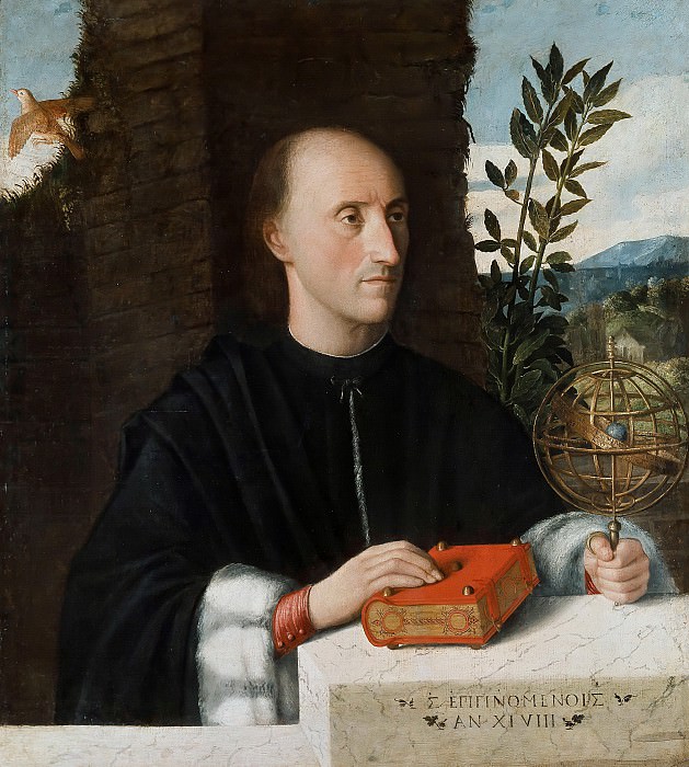 Giovanni Cariani (1485-90-1547) - Portrait of an astronomer. Part 2