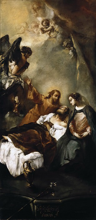 Giovanni Antonio Guardi (1698-1760) - The Death of Saint Joseph. Part 2
