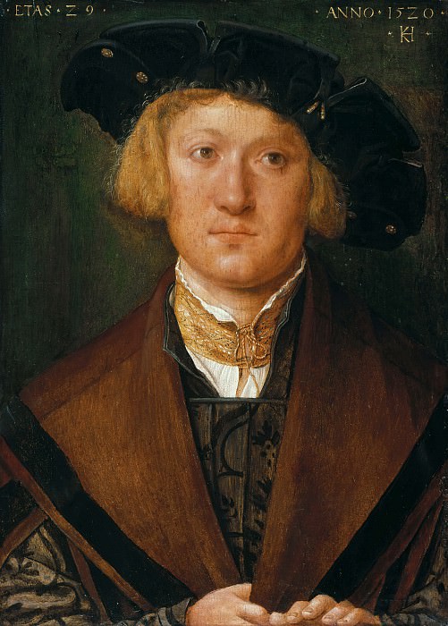 Hans Suess von Kulmbach (1476-1522) - Portrait of a young man. Part 2