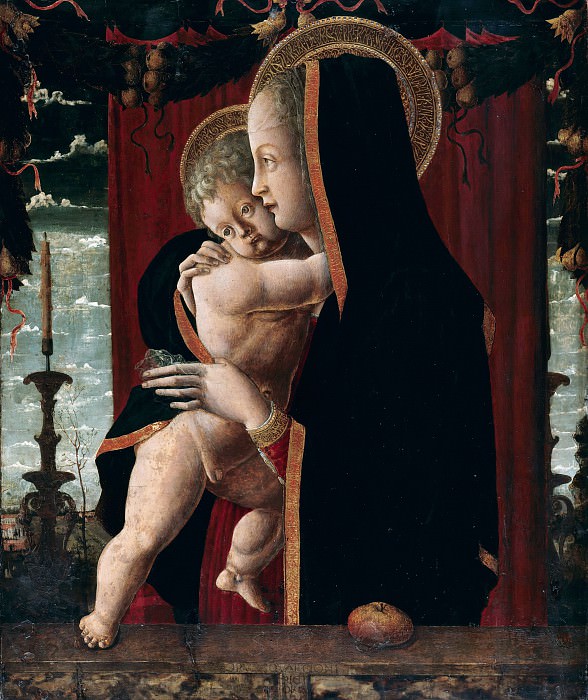 Francesco Squarcione (1397-1468) - Maria with the child. Part 2