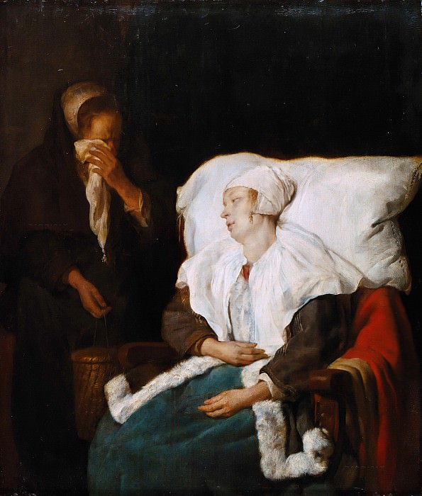 Gabriel Metsu (1629-1667) - The patient. Part 2