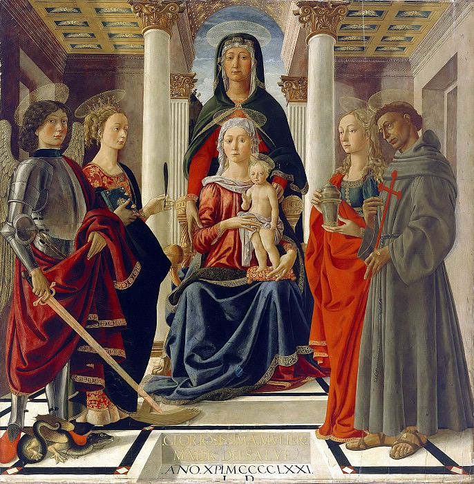 Валерио Кастелло - Мадонна с Младенцем и маленьким Иоанном Крестителем. Часть 2