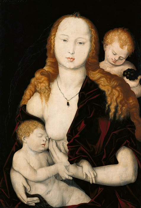 Hans Baldung (c.1485-1545) - Grunewald Madonna. Part 2