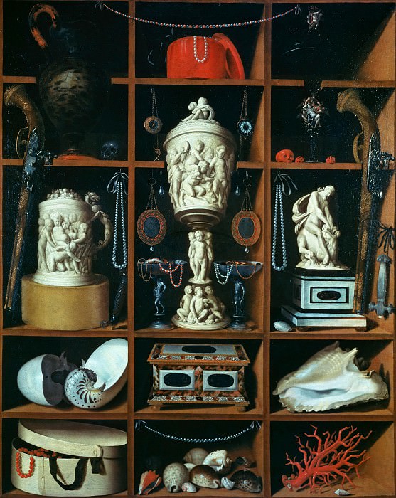 Georg Hainz (1630-1700) - Cupboard with Collectibles. Part 2