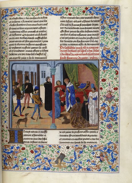 D141R The Amiens Conference in 1392. Froissart’s Chronicles