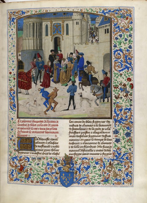 D006R The arrival of Isabella of Bavaria in Paris in 1389. Froissart’s Chronicles