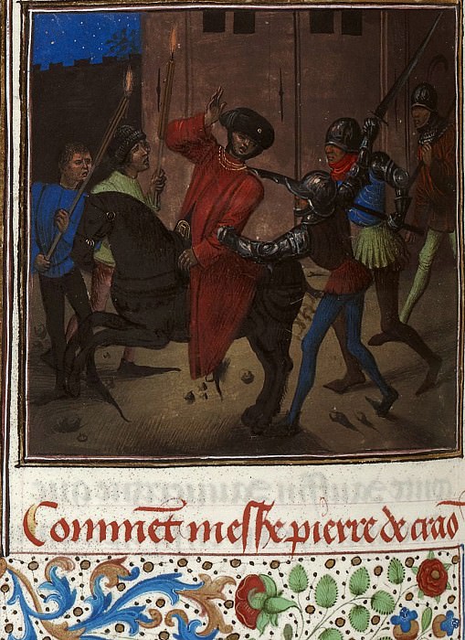 D146L Attempt on Olivier de Clisson by Pierre de Craon in 1392, Froissart’s Chronicles