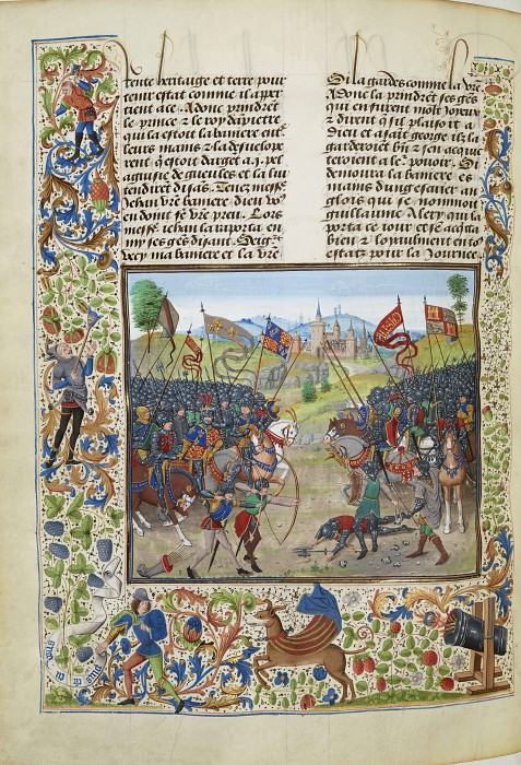 A312L The Battle of Nájere. Froissart’s Chronicles