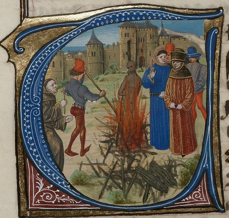 D026L Execution of Jean Betizac, treasurer of the Duke of Berry. Froissart’s Chronicles