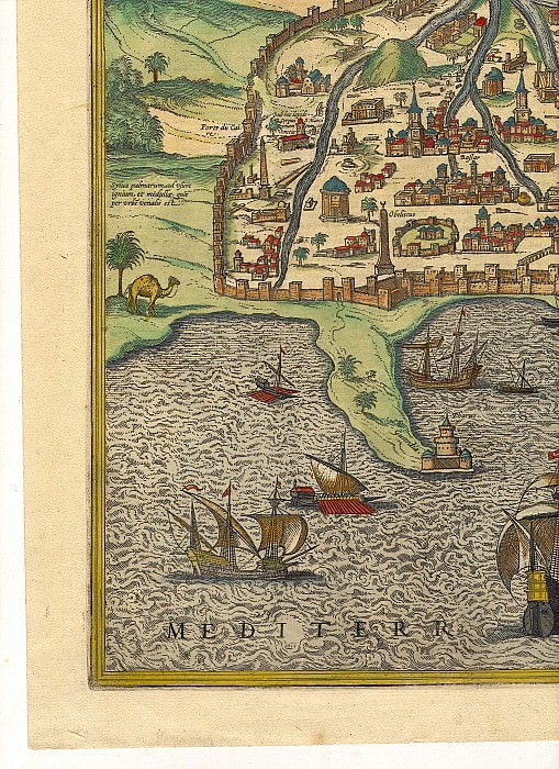 Георг Браун и Франц Хогенберг - Александрия, 1575. Древние карты мира в высоком разрешении - Старинные карты