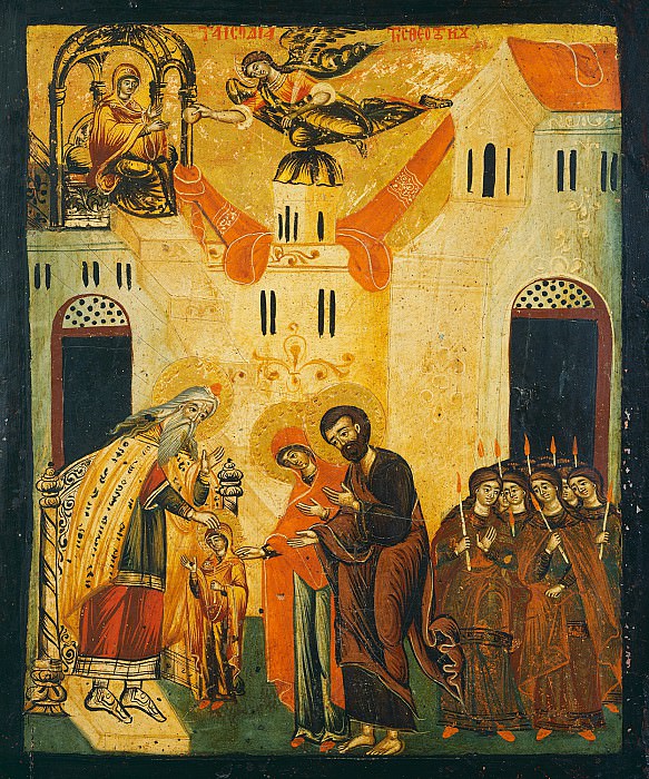 Entry of the Most Holy Theotokos into the Temple. Orthodox Icons