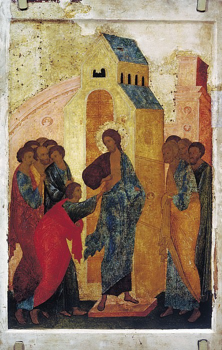 Dionysius (ок.1440-1502) -- Уверение Фомы. Orthodox Icons