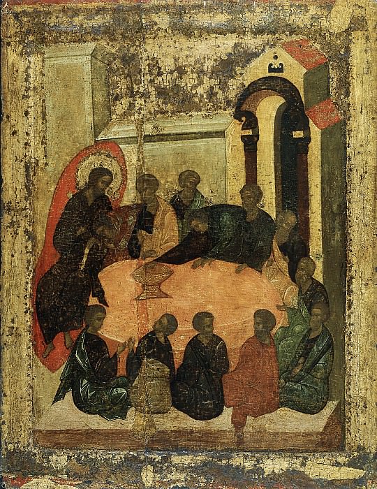 Andrei Rublev (1360s - 1430) -- Festive ceremony. Orthodox Icons