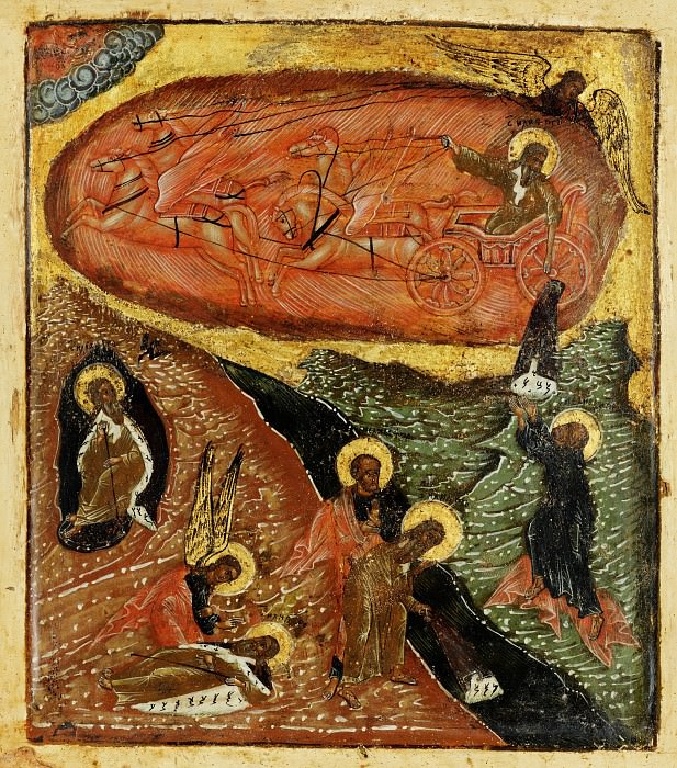 Огненное восхождение пророка Илии. Orthodox Icons