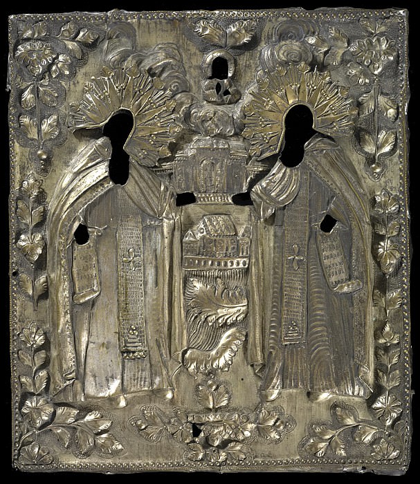 Saints Zosima and Savvaty of Solovetsky. Orthodox Icons