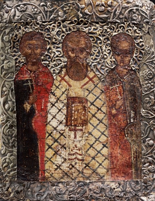 Святой Николай Чудотворец с мучениками. Orthodox Icons