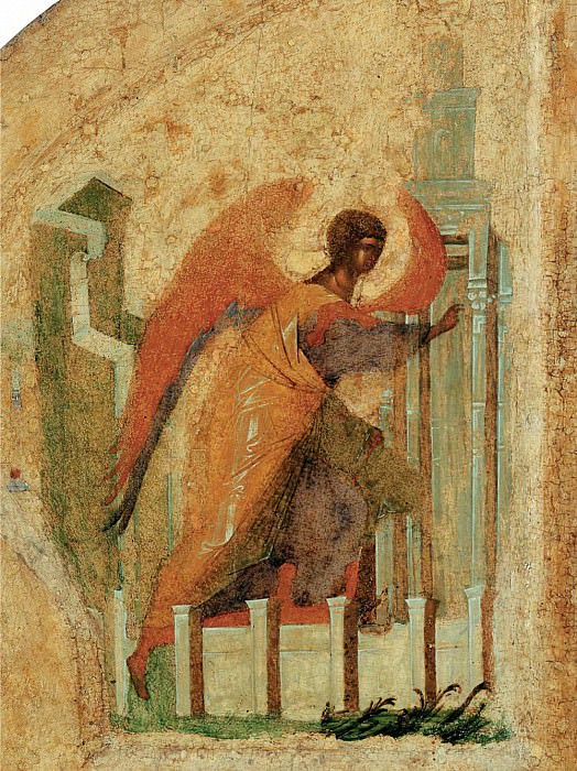 Andrei Rublev (1360s - 1430s) -- Royal doors of the iconostasis. Orthodox Icons