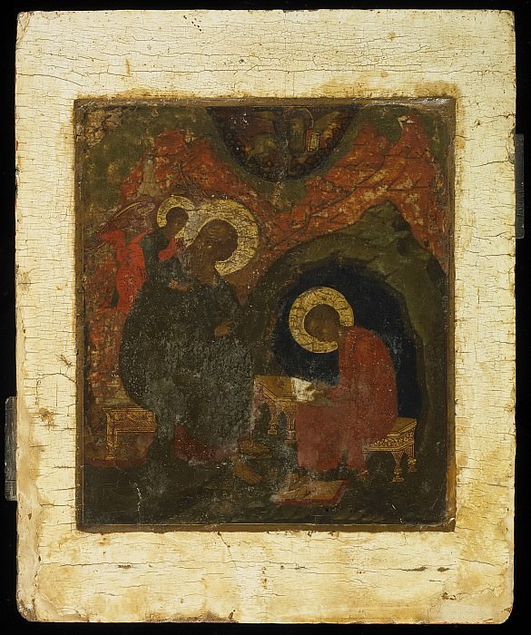 St. John the Evangelist on Patmos. Orthodox Icons