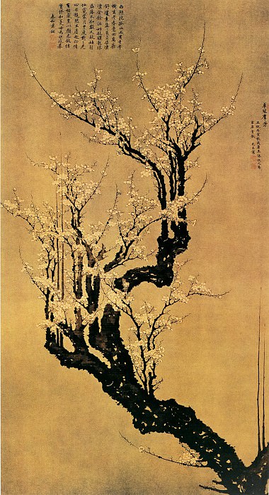 Wang Qian. Chinese artists of the Middle Ages (王谦 - 卓冠群芳图)