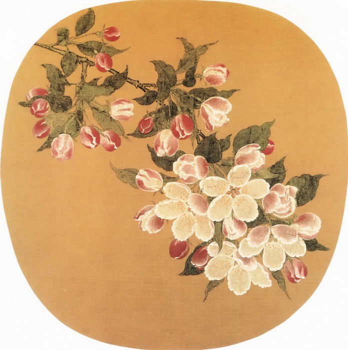 Lin Chun. Китайские художники средних веков (林椿 - 海棠图)