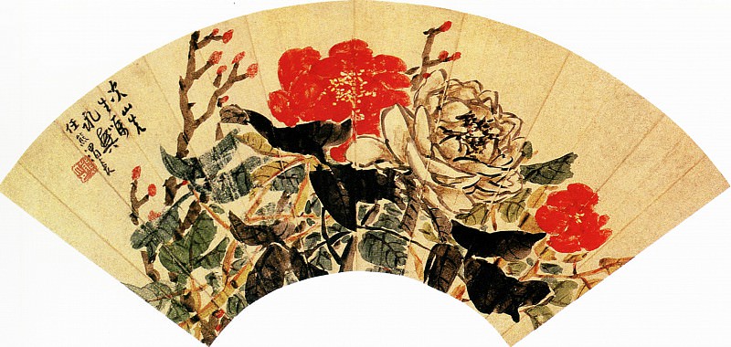 Ren Xiong. Chinese artists of the Middle Ages (任熊 - 花卉图)