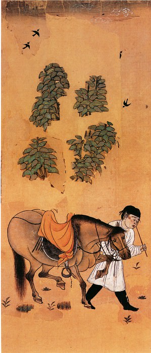 Unknown. Chinese artists of the Middle Ages (佚名 - 侍马图)