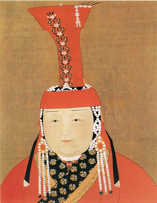 Unknown. Китайские художники средних веков (佚名 - 元世祖后像)