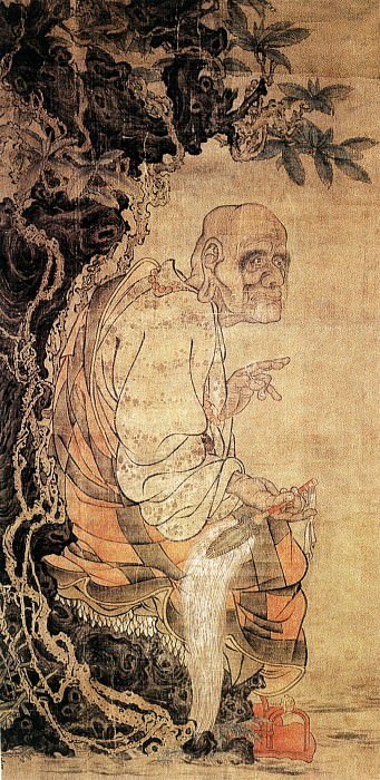 Fa Cuo. Китайские художники средних веков (伐蹉 - 十六罗汉图·迦诺迦)