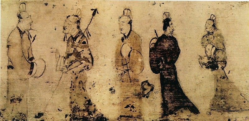 Unknown. Chinese artists of the Middle Ages (佚名 - 迎宾拜谒图)