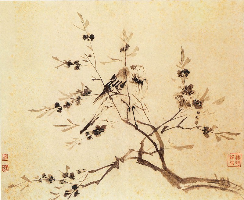 Gao Qipei. Chinese artists of the Middle Ages (高其佩 - 杂画图(之—、二))