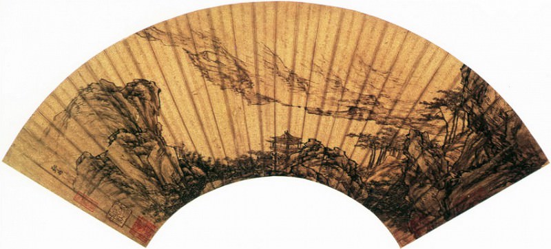 Zou Jie. Китайские художники средних веков (邹拮 - 金陵八家扇面)