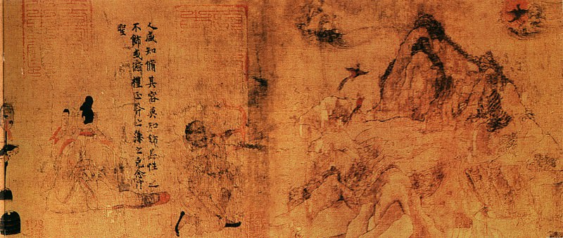 Gu Kai. Chinese artists of the Middle Ages (顾恺之 - 女史箴图)