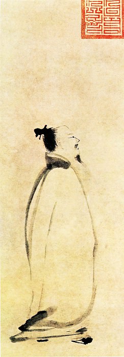 Liang Kai. Chinese artists of the Middle Ages (梁楷 - 太白行吟图)