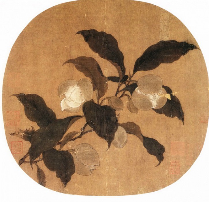 Unknown. Китайские художники средних веков (佚名 - 夜合花图)